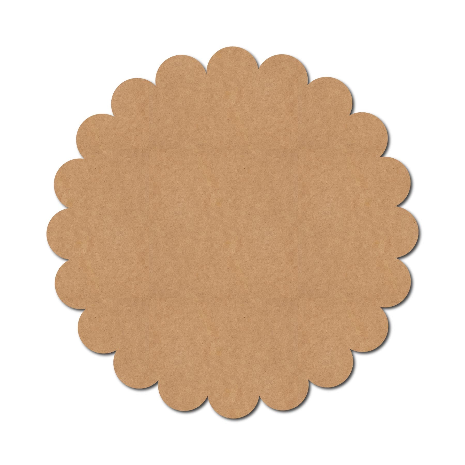 Flower Base Cutout MDF Design 4