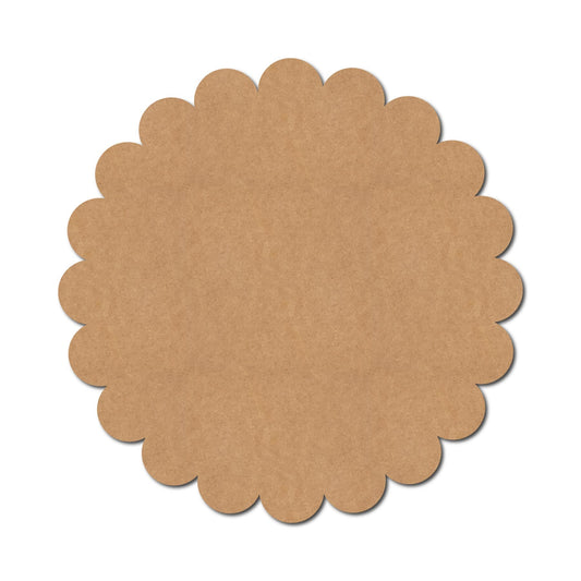Flower Base Cutout MDF Design 4