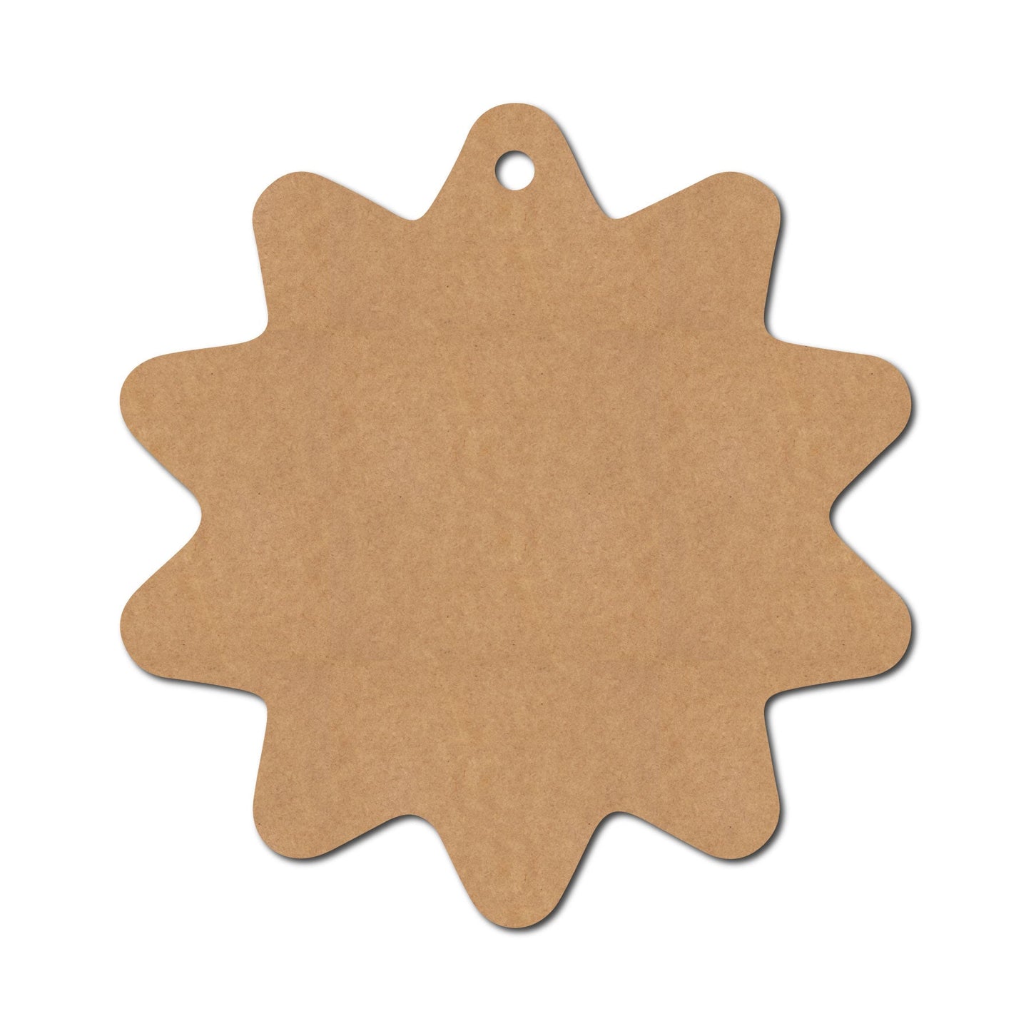 Flower With One Hole Cutout MDF Design 1