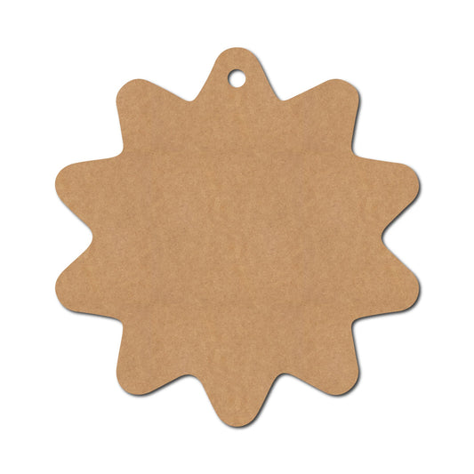 Flower With One Hole Cutout MDF Design 1