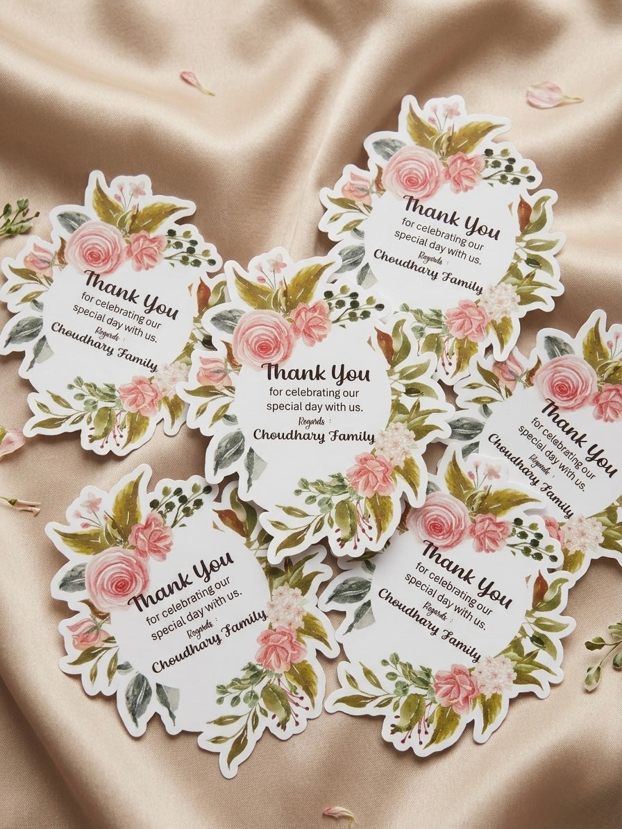 Custom Wedding Favour Tag
