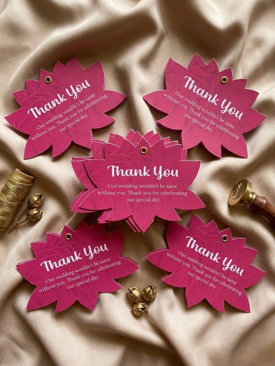 Custom Wedding Favour Tag