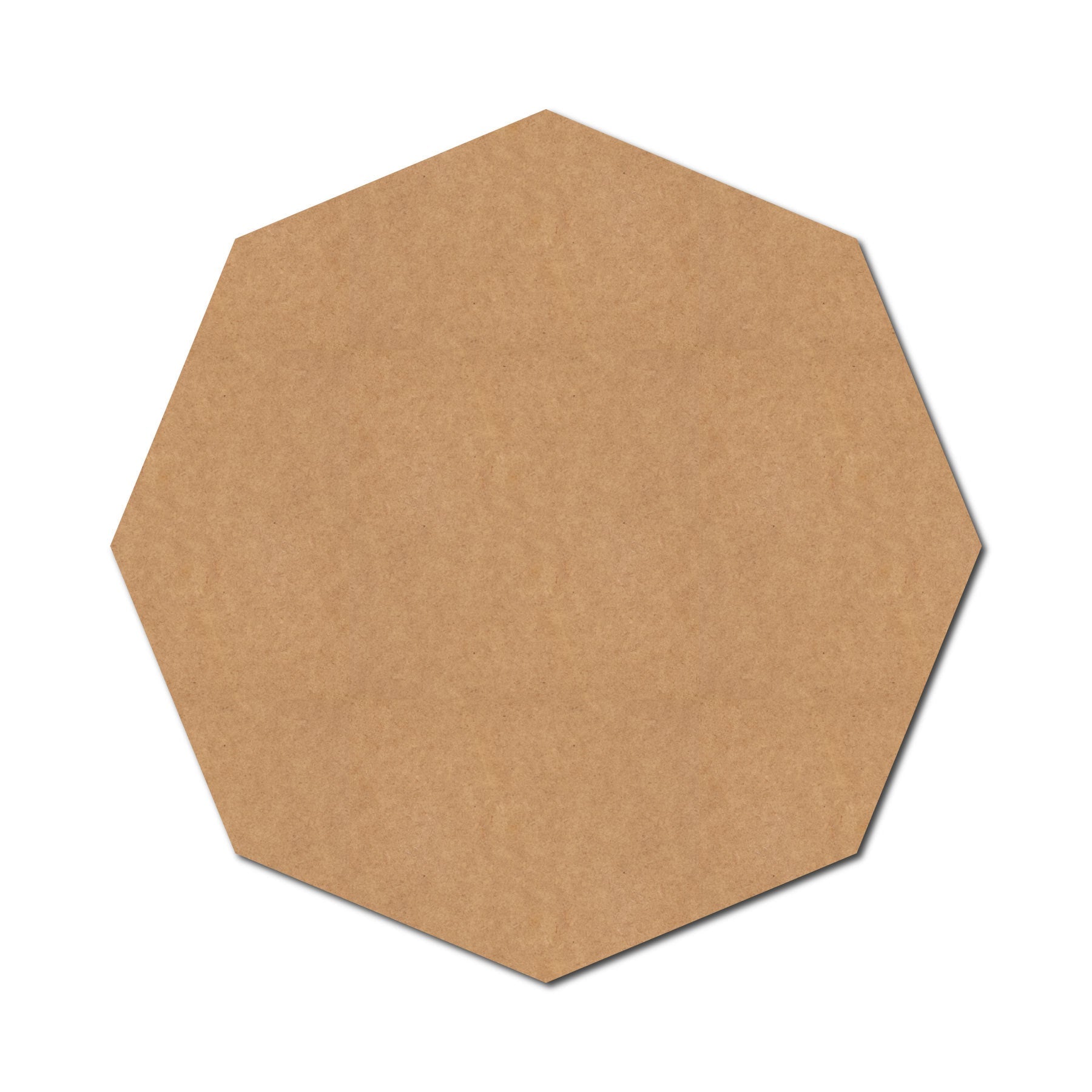Octagon Base Cutout MDF Design 1