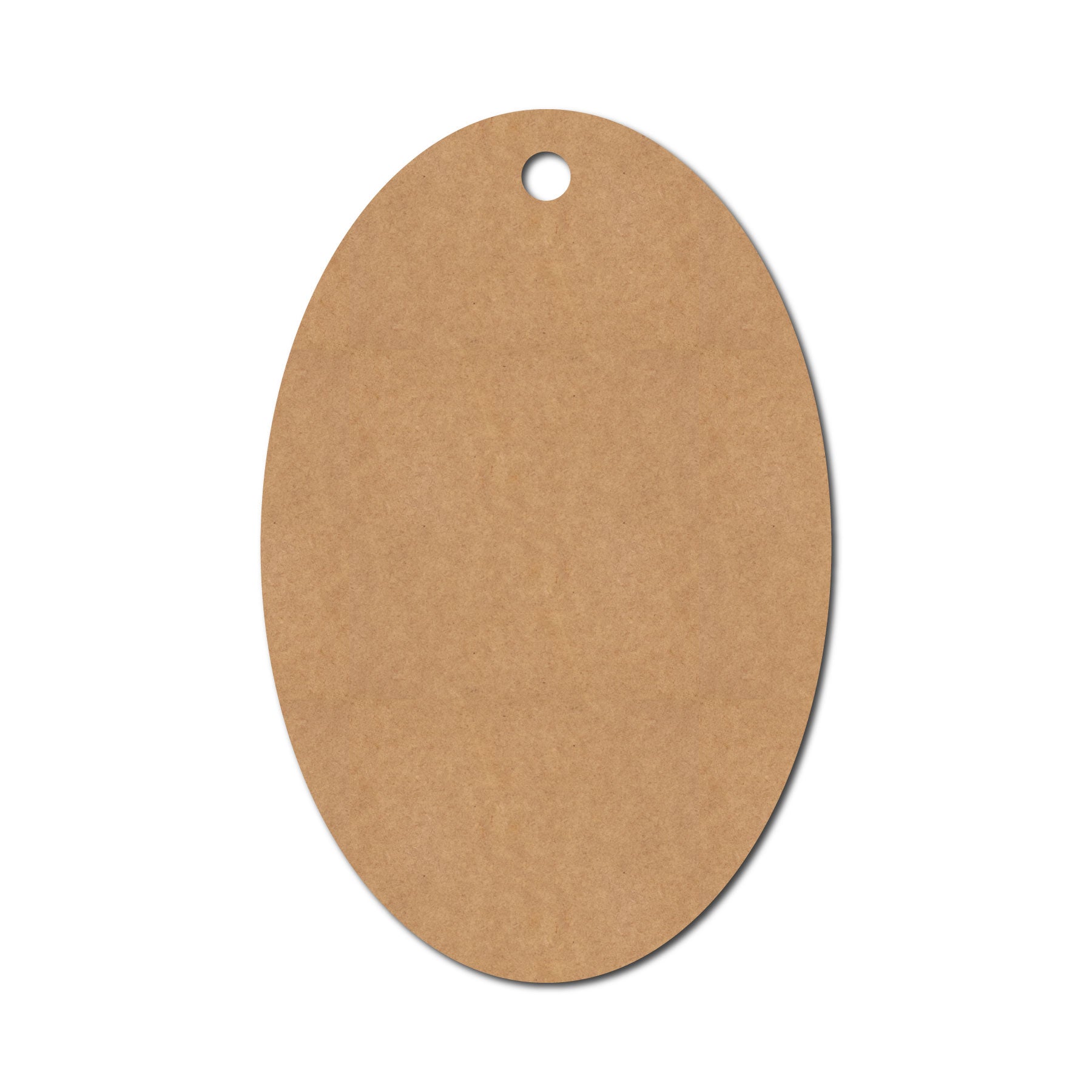 Oval With One Hole Cutout MDF Design 1