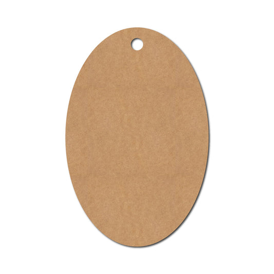 Oval With One Hole Cutout MDF Design 1
