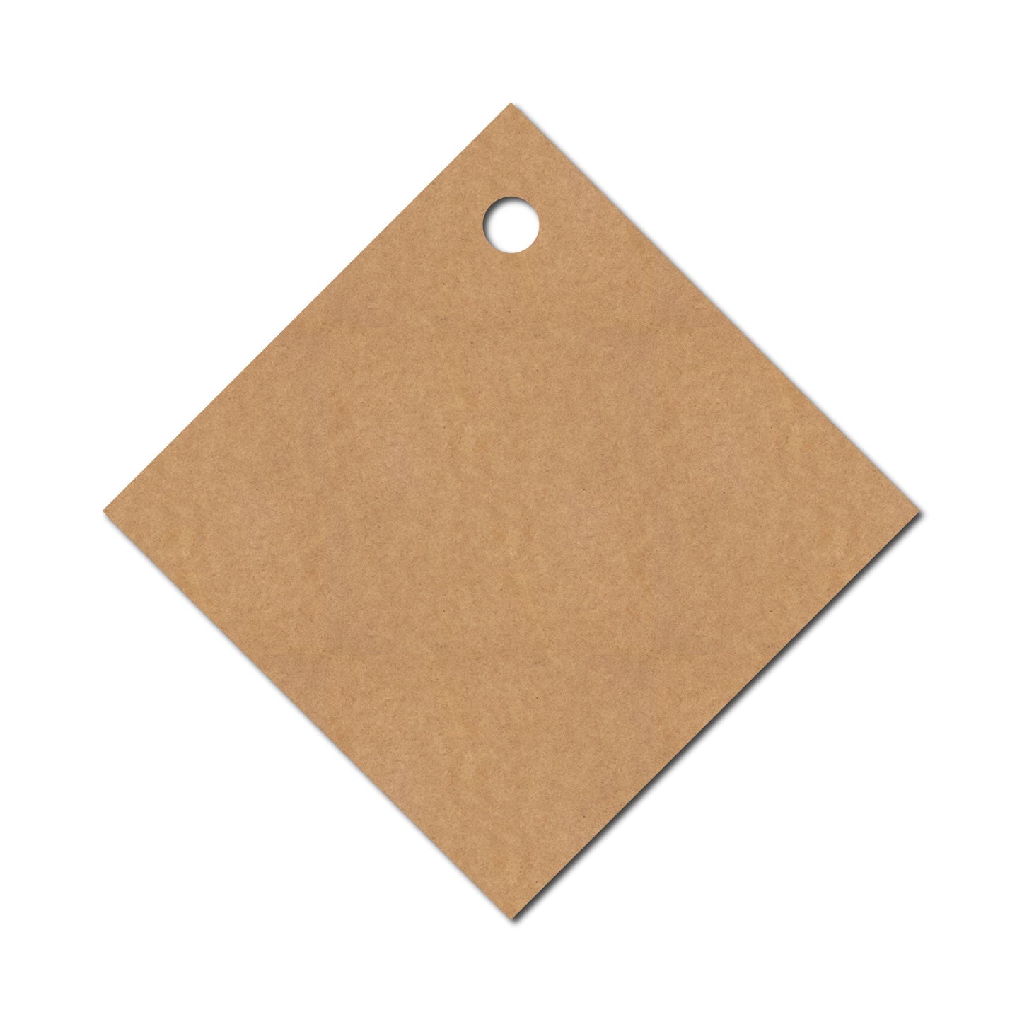 Rhombus With One Hole MDF Design 1