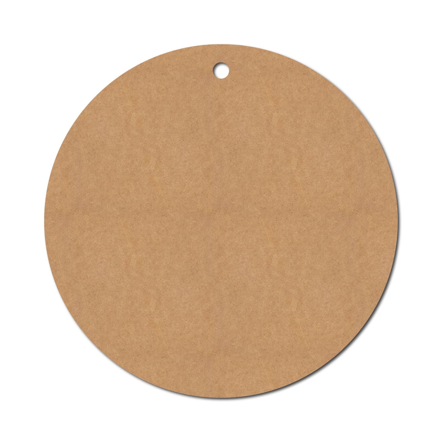 Round Base With 1 Hole Cutout MDF Design 1