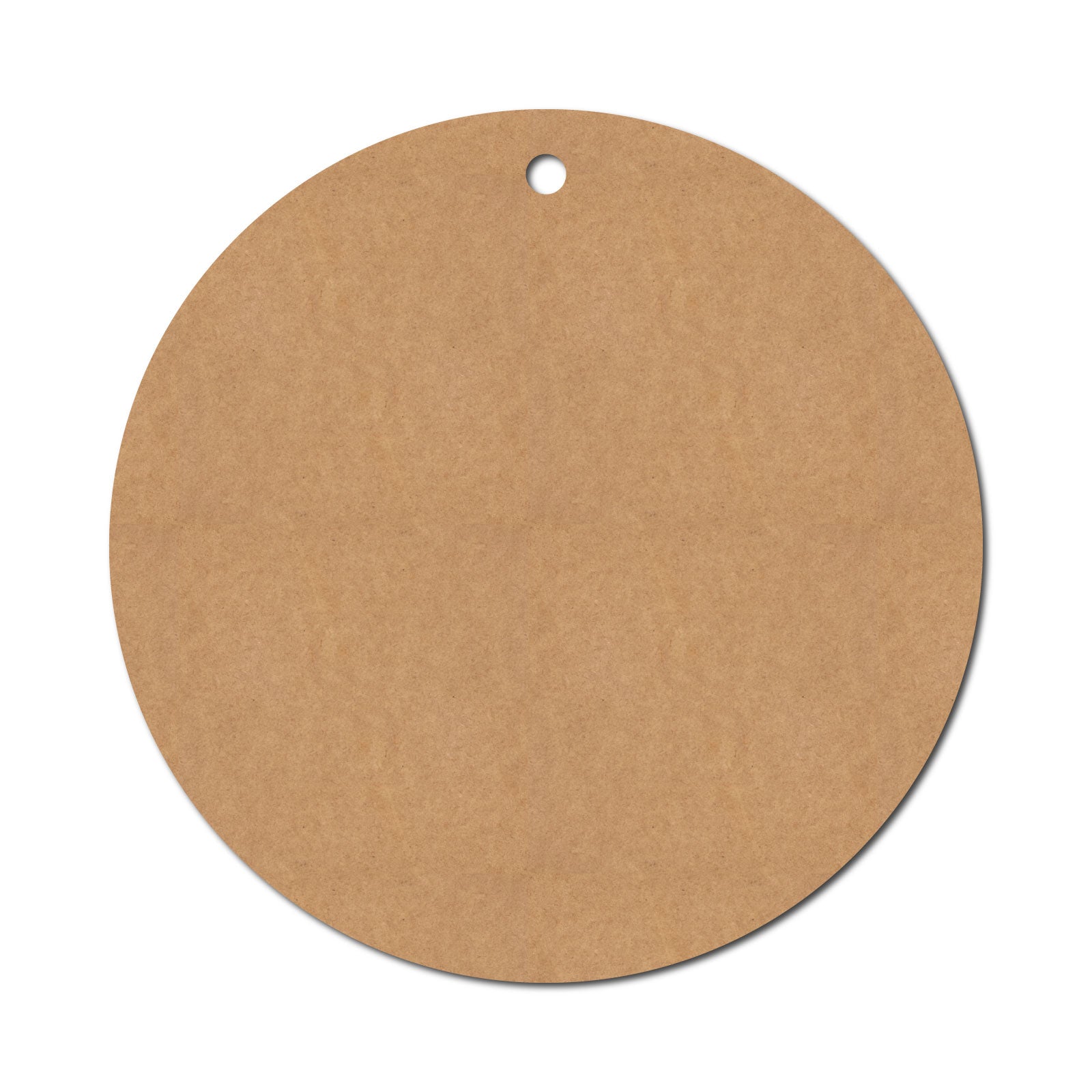 Round Base With 1 Hole Cutout MDF Design 1