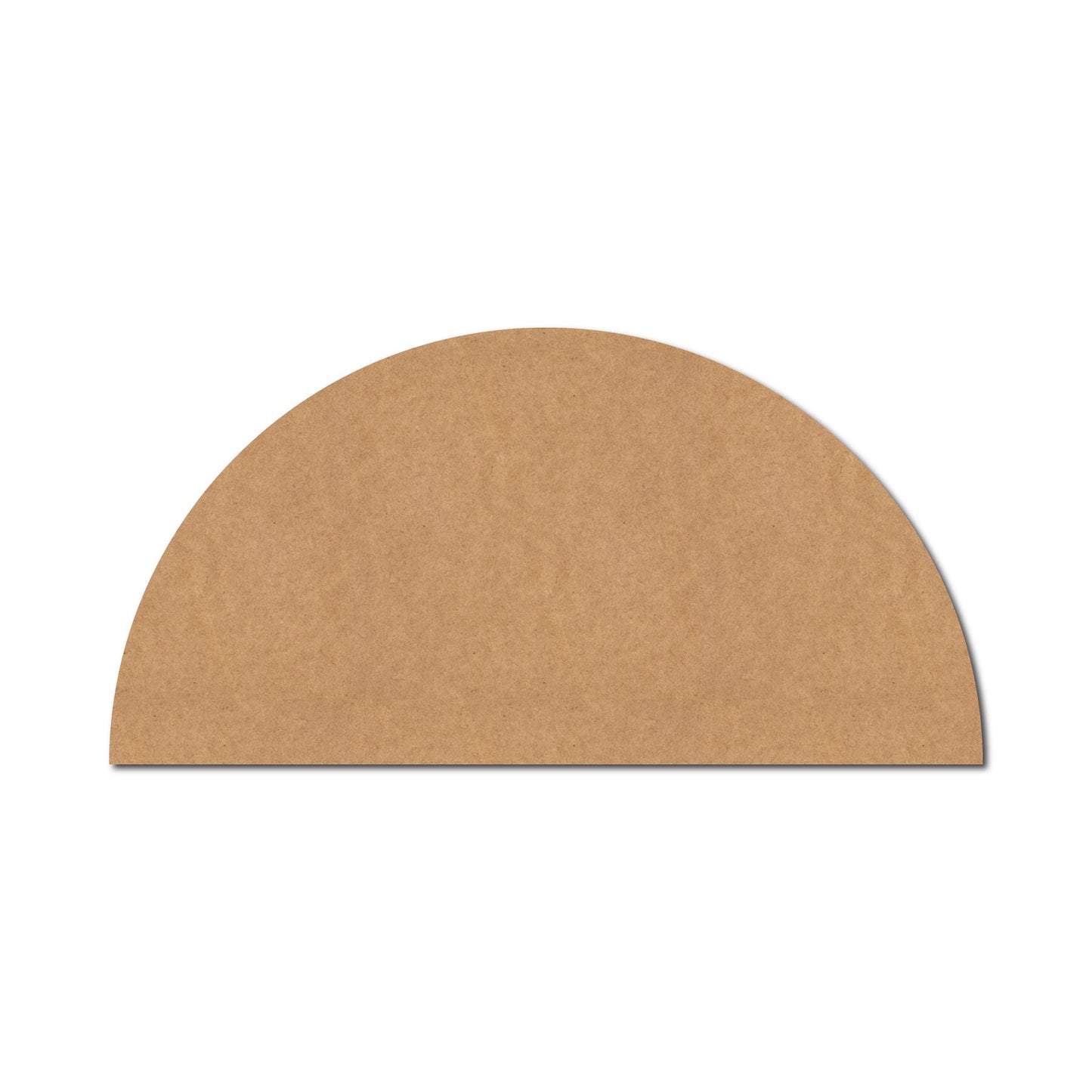 Semi Circle Base Cutout MDF Design 1