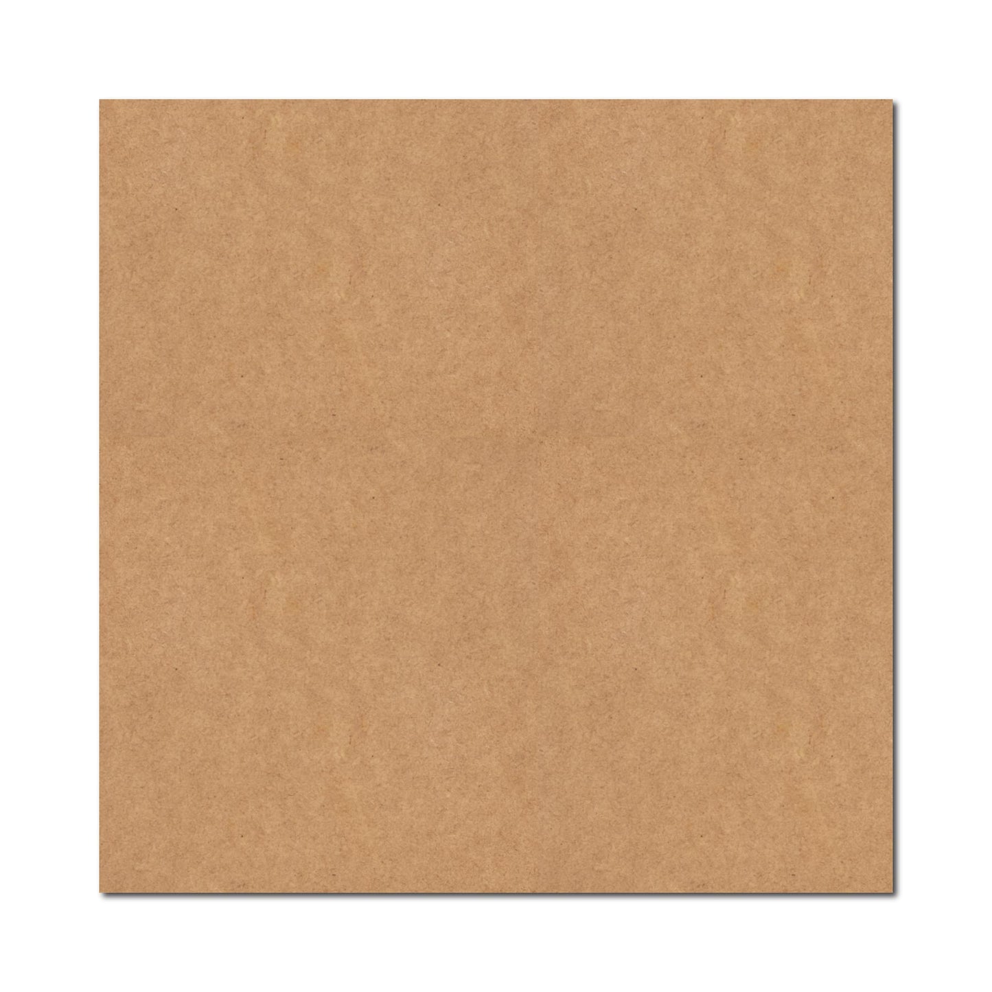 Plain Square Base Cutout MDF Design 1