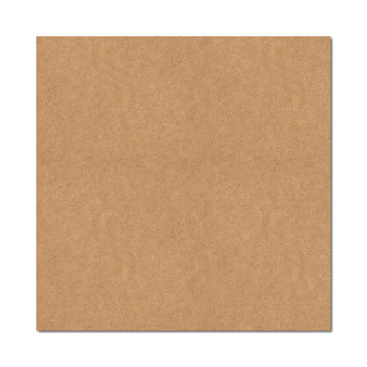Plain Square Base Cutout MDF Design 1