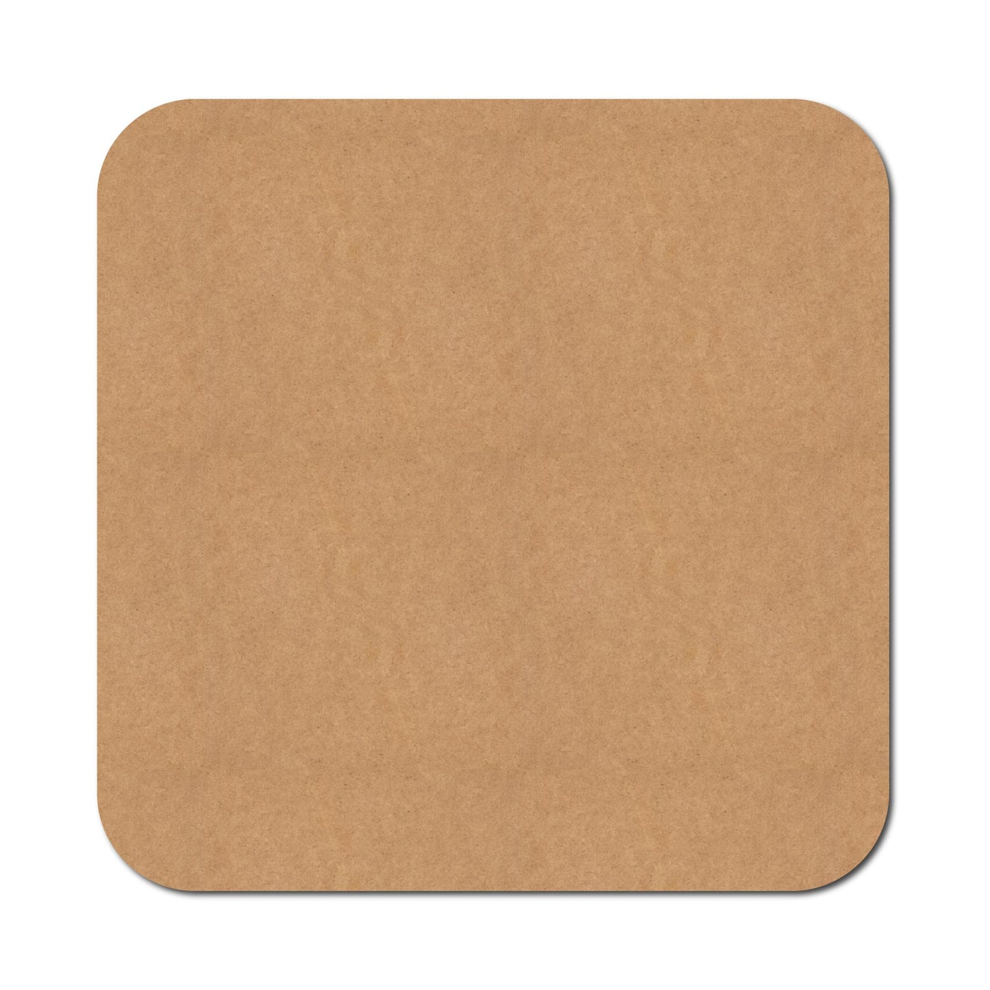 Plain Square Base Cutout MDF Design 2