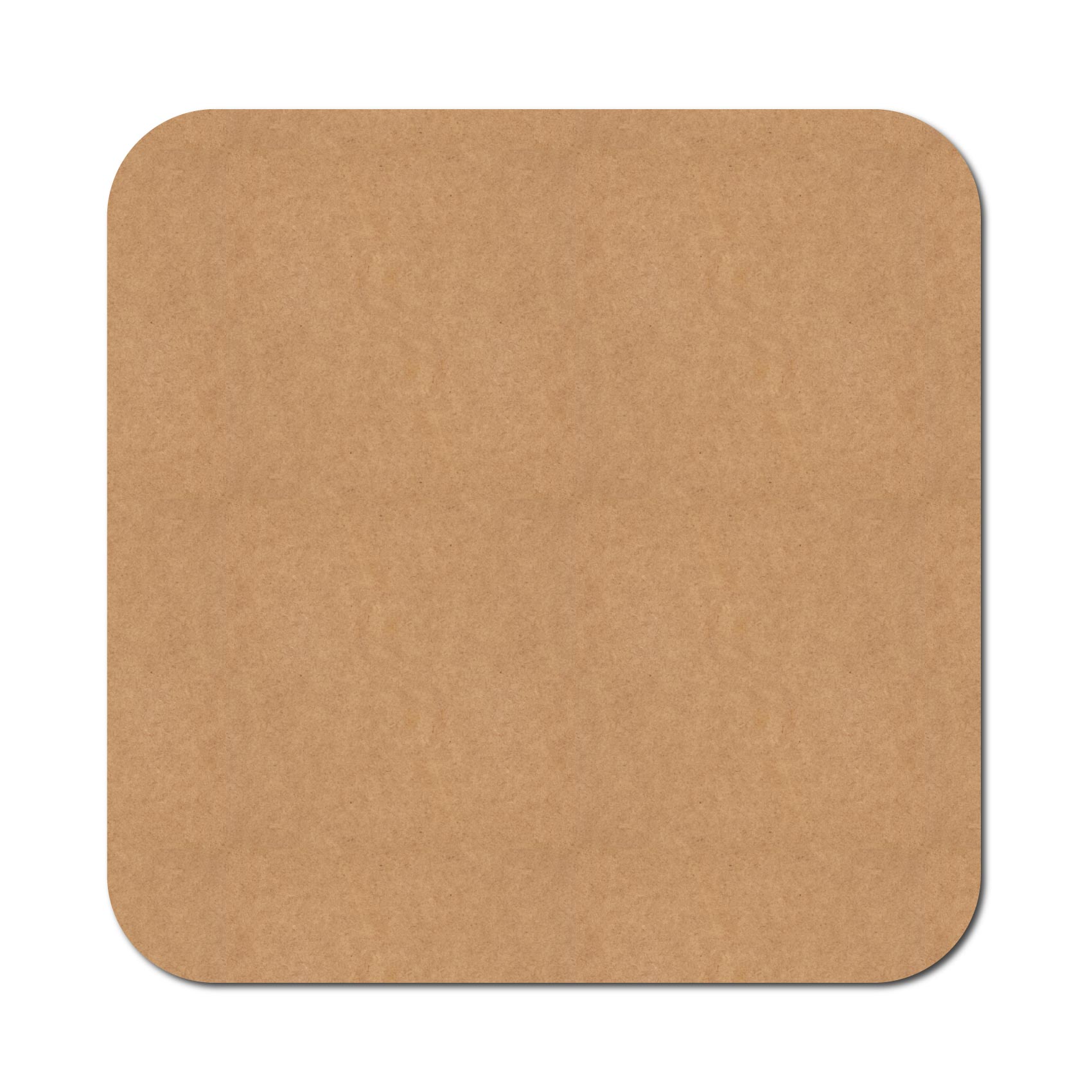 Plain Square Base Cutout MDF Design 2
