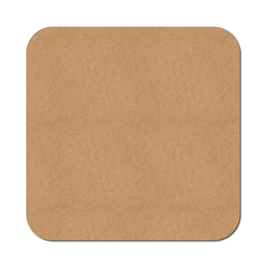 Plain Square Base Cutout MDF Design 2