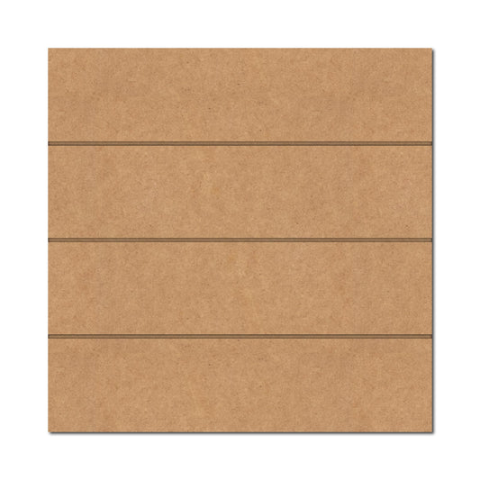 Square With Grooves MDF Design 1